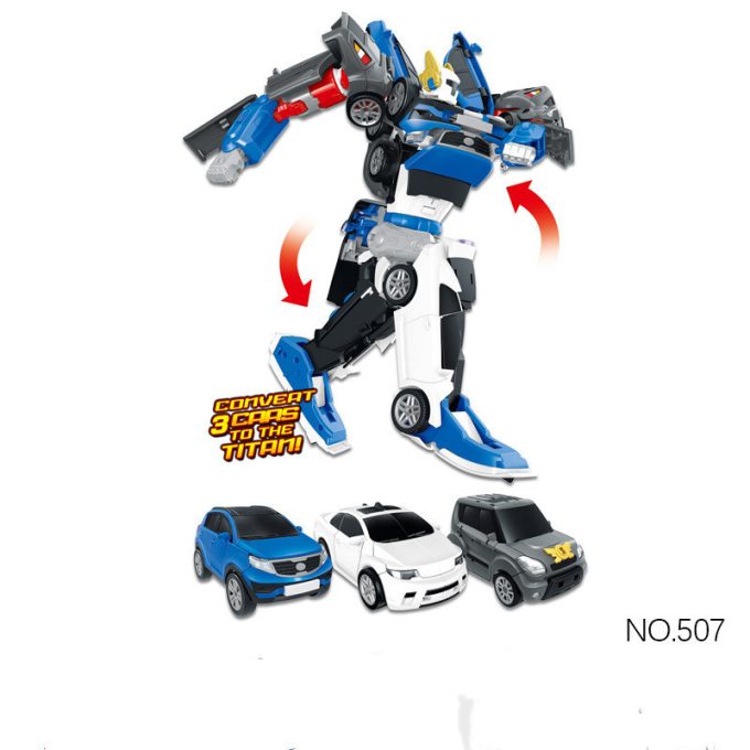 Three-in-one Car Deforming Robot Combined Diamond - Image 3