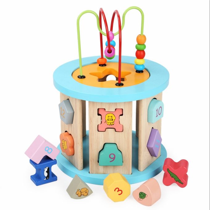 Children Around The Bead Treasure Box Multi-Function Game String Beads - Image 6