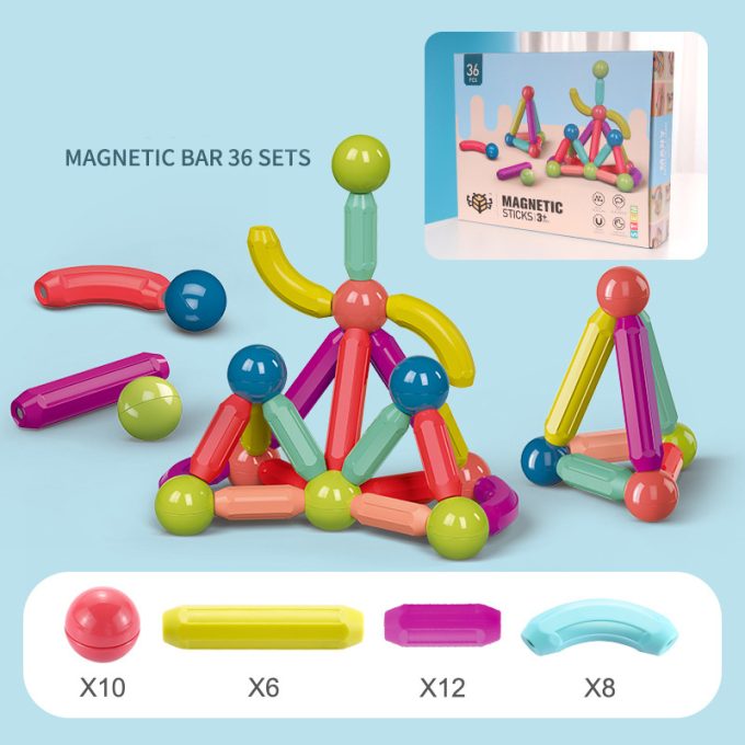 Baby Toys Magnetic Stick Building Blocks Game Magnets Children Set Kids Magnets For Children Magnetic Toy Bricks - Image 4