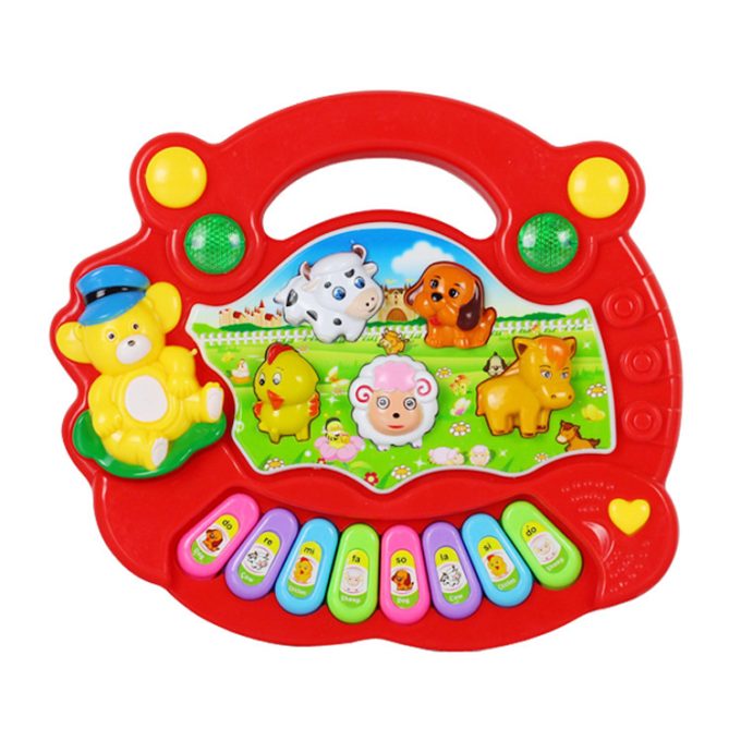 Educational Toys Farm Animal Keyboard Musical Instrument Child Baby Toys - Image 3