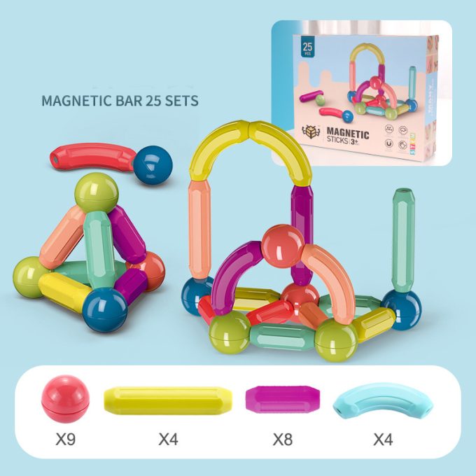 Baby Toys Magnetic Stick Building Blocks Game Magnets Children Set Kids Magnets For Children Magnetic Toy Bricks - Image 3