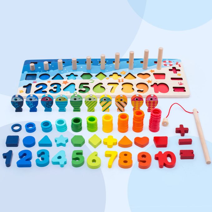 Children 3D Alphabet Number Puzzle Baby Colorful Geometric Digital Letter Educational Toy - Image 2