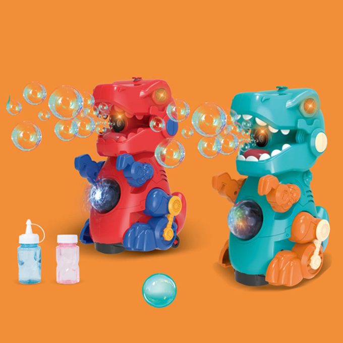 Automatic Bubble Blowing Dinosaur Toy - Image 3