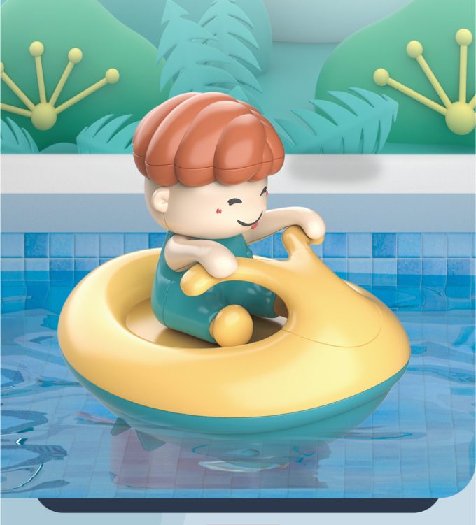 Bathing In The Bathroom, Playing With Water Dolls, Small Yachts - Image 7